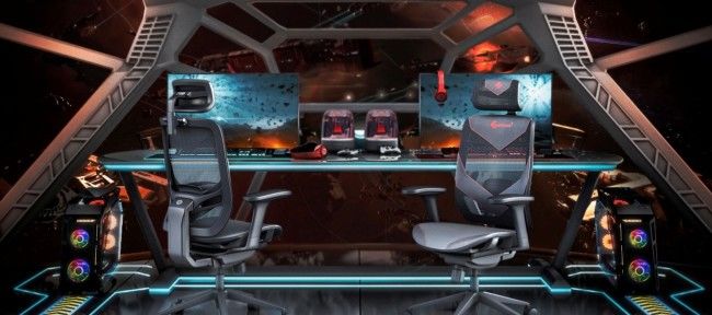 Esports a brodé la chaise Mesh Gaming Chairs ergonomique 0 de jeu du GT